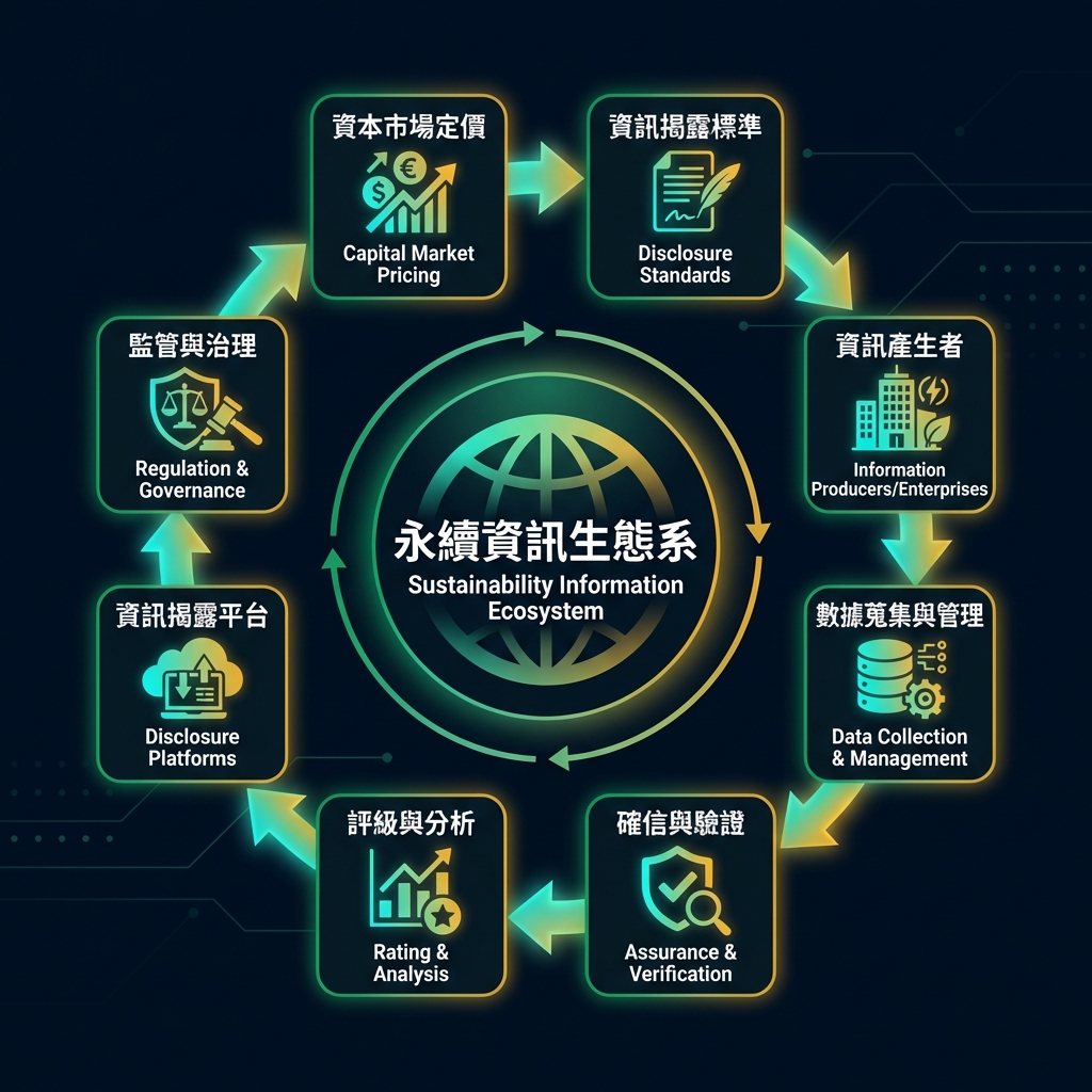 永續資訊生態系 8 大組成架構